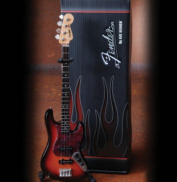 Axe Heaven Fender Jazz 3-Color Sunburst Miniature Bass Replica FJ-002
