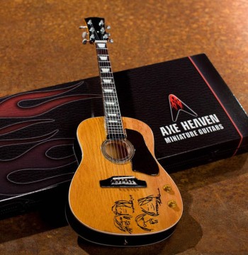 Axe Heaven John Lennon Fab Four Acoustic Give Peace A Chance Miniature Guitar Replica JL-107