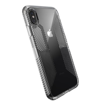 IPHONE XS MAX PRESIDIO PERFECT-CLEAR WITH GRIP (CLEAR/CLEAR)