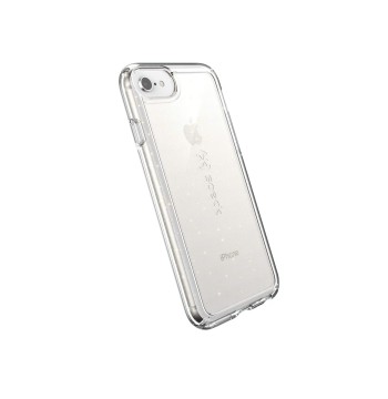 IPHONE 8/7/6S GEMSHELL GLITTER (CLEAR WITH GOLD GLITTER/CLEAR)