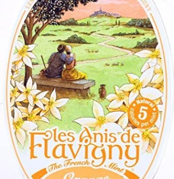 Les Anis de Flavigny All Natural Orange Mints 1.8oz
