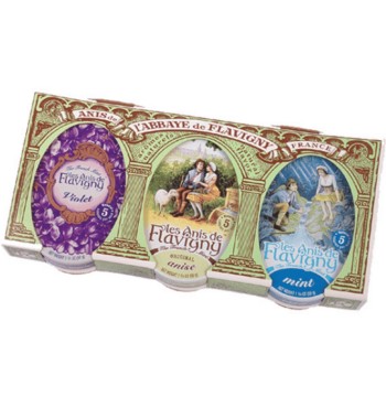 Les Anis de Flavigny 3 Tin Gift Set 3 x 1.8oz