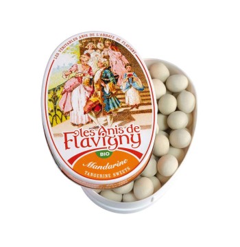 Les Anis de Flavigny Organic Tangerine Flavored Mints 1.8oz