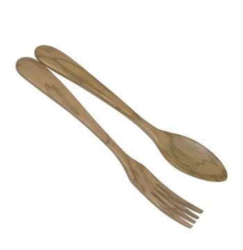 Berard Parisian Olive Wood Salad Servers