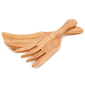 Berard Olive Wood Spaghetti Servers