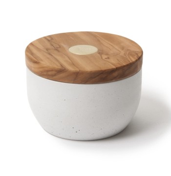 Berard Round Concrete Salt Keeper