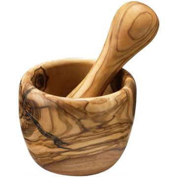 Berard Olive Wood Mortar & Pestle Extra Small