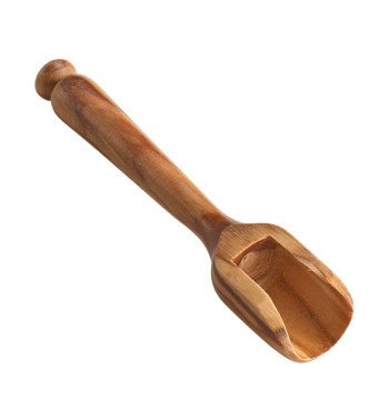 Berard Olive Wood Mini Salt Shovel with Long Handle