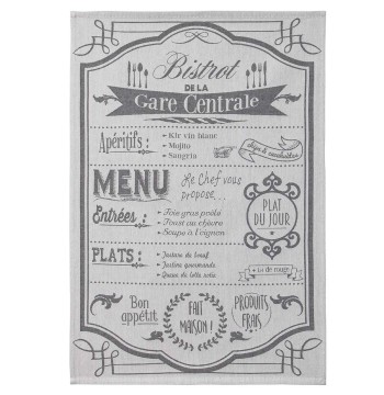 Coucke Bistro Menu Tea Towel
