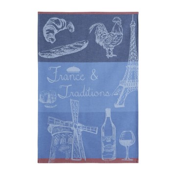 France and Traditions Tea Towel