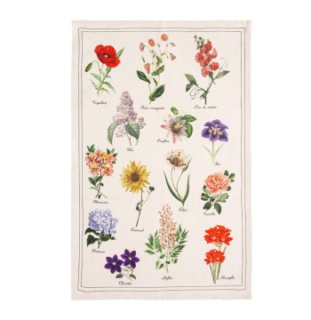Coucke Herbarium Tea Towel (54% cotton - 46% linen)
