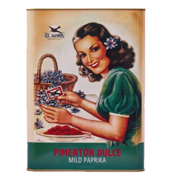 El Avion Sweet Paprika Vintage Tin 2.65oz