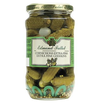 Edmond Fallot Cornichon Pickles Extra Fine Gherkins 9oz