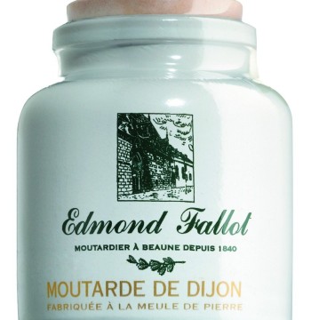Edmond Fallot Traditional Dijon Mustard in a Stone Jar 9oz