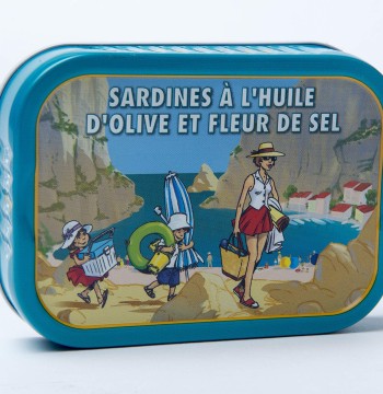 Conserverie Ferrigno Sardines in Olive Oil and Fleur De Sel 4oz