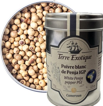 Terre Exotique Penja White Pepper (Cameroon) 2.8oz