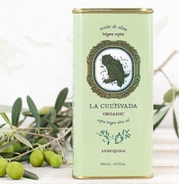 La Cultivada Organic Arbequina Extra Virgin Olive Oil 8.45oz