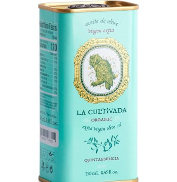 La Cultivada Organic Quintaesencia Extra Virgin Olive Oil Large Tin 16.9oz
