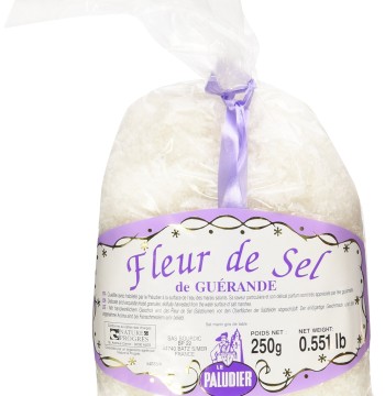 Le Paludier de Guerande Fleur de Sel in a Clear Bag 8.8oz