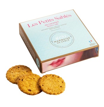 La Sablesienne Shortbread Cookies with Salted Butter Caramel 3.5oz