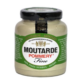 Pommery Fine Herbs Mustard - Small Stone Jar 3.5oz