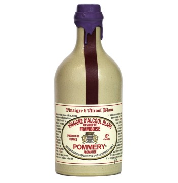 Pommery Raspberry White Wine Vinegar Stone Bottle 16oz