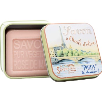 La Savonnerie de Nyons "The Seine" May Rose Soap Tin 3.5oz