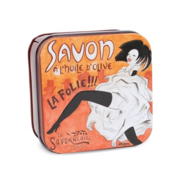 La Savonnerie de Nyons "Cabaret" May Rose Soap Tin 3.5oz