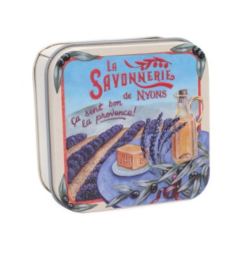 La Savonnerie de Nyons Lavender Fields Soap Tin 3.5oz