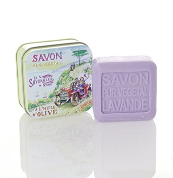La Savonnerie de Nyons "Drive" Lavender Soap Tin 3.5oz
