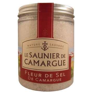 Le Saunier de Camargue Fleur de Sel in Clear Plastic 8.8oz