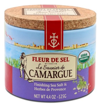 Le Saunier de Camargue Fleur de Sel with Herbs de Provence 4.4 oz
