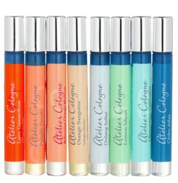 ATELIER COLOGNE  ICONIC COLOGNES ABSOLUES 8 X 4 ml SPR Osmanthus,Pomelo Paradis,Bohemian Orange,Orange Sanguine,Oolang Infini,Lemon Island,Clementine California & Cedre Atlas