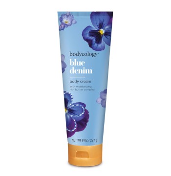 BODYCOLOGY BLUE DENIM BODY CREAM 8.0oz