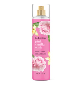 BODYCOLOGY PINK VANILLA WISH FRAGRANCE MIST 8.0oz