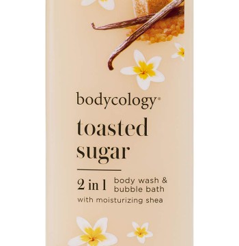 BODYCOLOGY TOASTED SUGAR MOISTURIZING BODY WASH & BUBBLE BATH 16oz