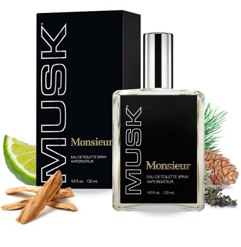 MONSIEUR MUSK - DANA - EAU DE TOILETTE SPRAY 4.0 oz / 120 ml Men