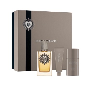 DEVOTION - Dolce & Gabbana -  SET ( EDP SPRAY 3.3 oz + DEO STICK 2.5 oz + S/G 1.7 oz )
