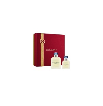DOLCE & GABBANA LIGHT BLUE -DOLCE GABBANA - GIFT SET EDT SPR 4.2 oz + EDT SPR 1.3 oz )