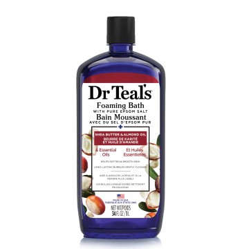 DR TEALS FOAMING BATH WIHT PURE EPSOM SALT OF SHEA BUTTLER & ALMOND OIL 34 oz / 1000ml