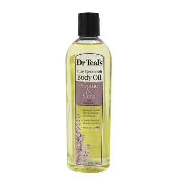 DR TEALS MOISTURE + SOOTHING LAVENDER ESSENTIAL OIL MOISTURIZING  BATH & BODY OIL 8.8OZ