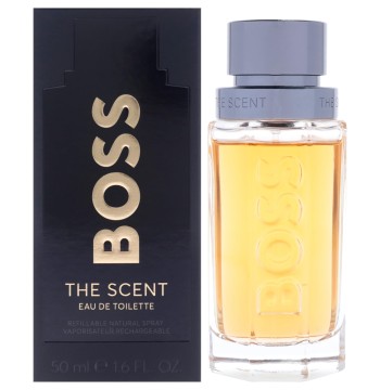 BOSS THE SCENT -  HUGO BOSS- EAU DE TOILETTE SPRAY 1.6 oz Men Refillable