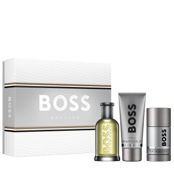 BOSS  BOTTLE # 6 - Hugo Boss- Hugo Boss - GIFT SET (  EAU DE TOILETTE SPRAY  3.3 oz + DEODRANT SPRAY 150 ml + GEL 3.3 oz )