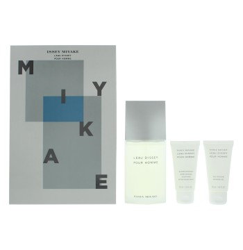 L'EAU D'ISSEY - ISSEY MIYAKE - GIFT SET ( EDTPR 4.2 oz + A/S/B 1.7 oz + S/G 1.7 oz )