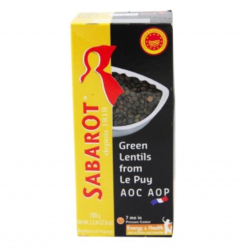 Sabarot Green Lentils 17.6oz