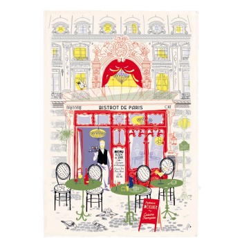 Torchons & Bouchons Tea Towel Bistro Shop