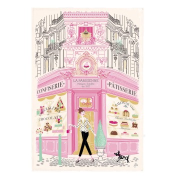 Torchons & Bouchons Tea Towel Pastry Shop