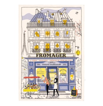 Torchons & Bouchons Tea Towel Cheese Shop