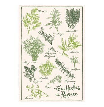 Torchons & Bouchons Tea Towel Herbs de Provence