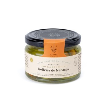 Triana Olivas Orange stuffed Gordal Olives 9.88oz